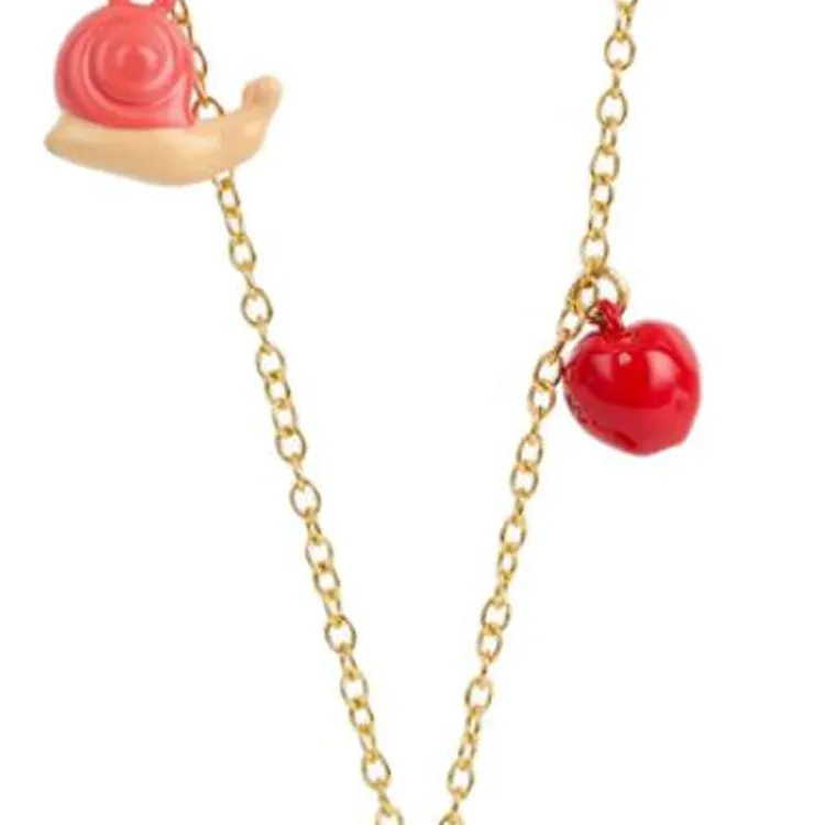 LES NEREIDES Gold Plated Necklaces Women's Pink-1