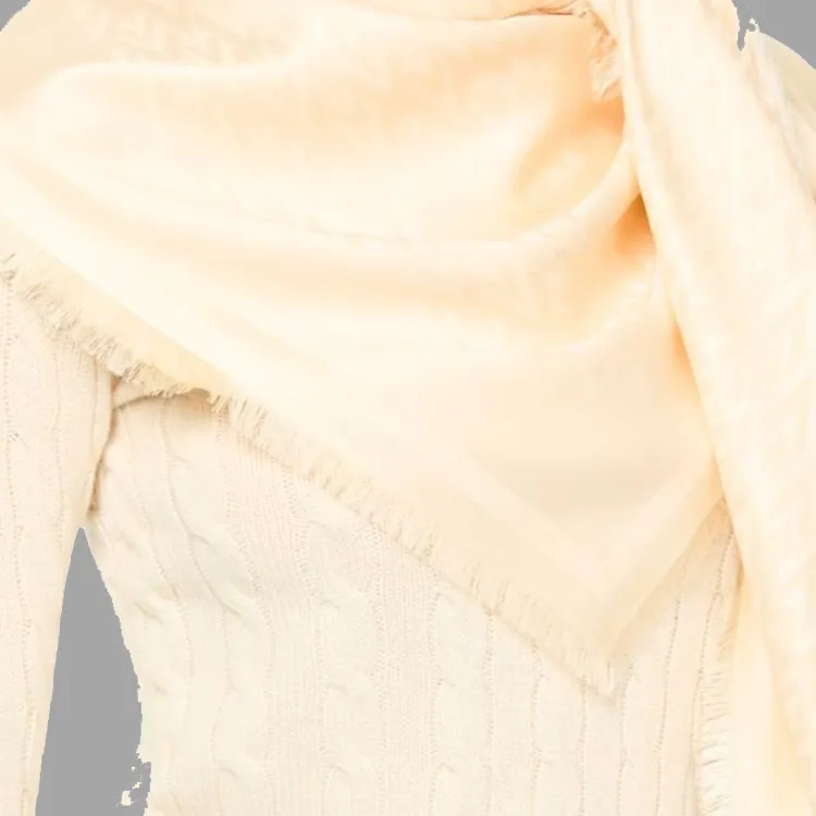 Valentino Silk Shawls Women's Beige-2