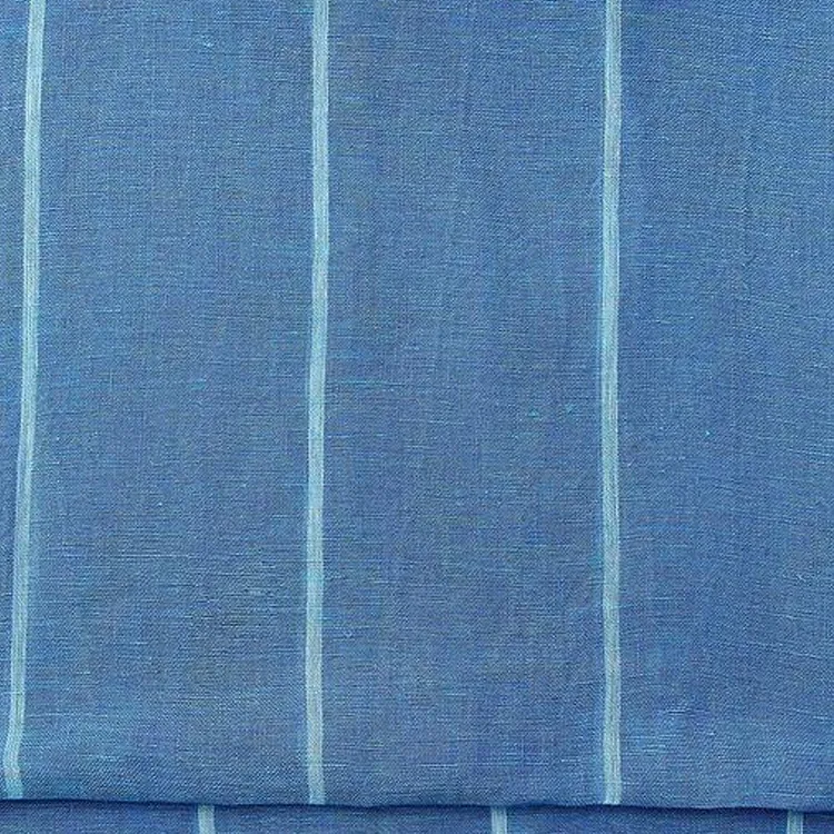 ZARA Linen Knit Scarves Women's Blue-2