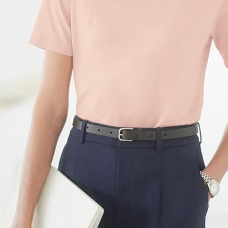 UNIQLO Cow Leather Belts Unisex Dark Umber Width  2CM-2