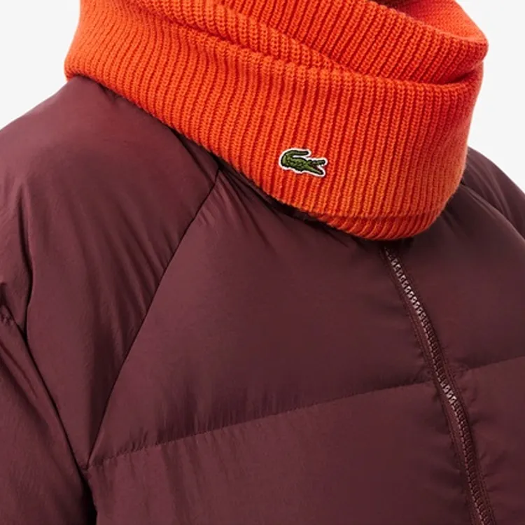 LACOSTE Wool Scarves Women's Orange-2
