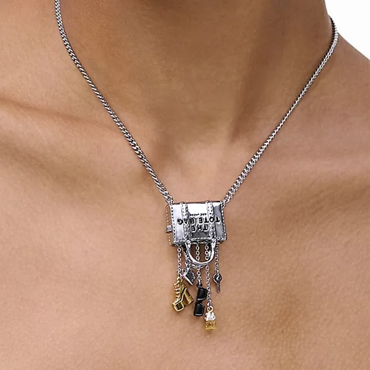 MARC JACOBS Chain link Pendant Necklace-2