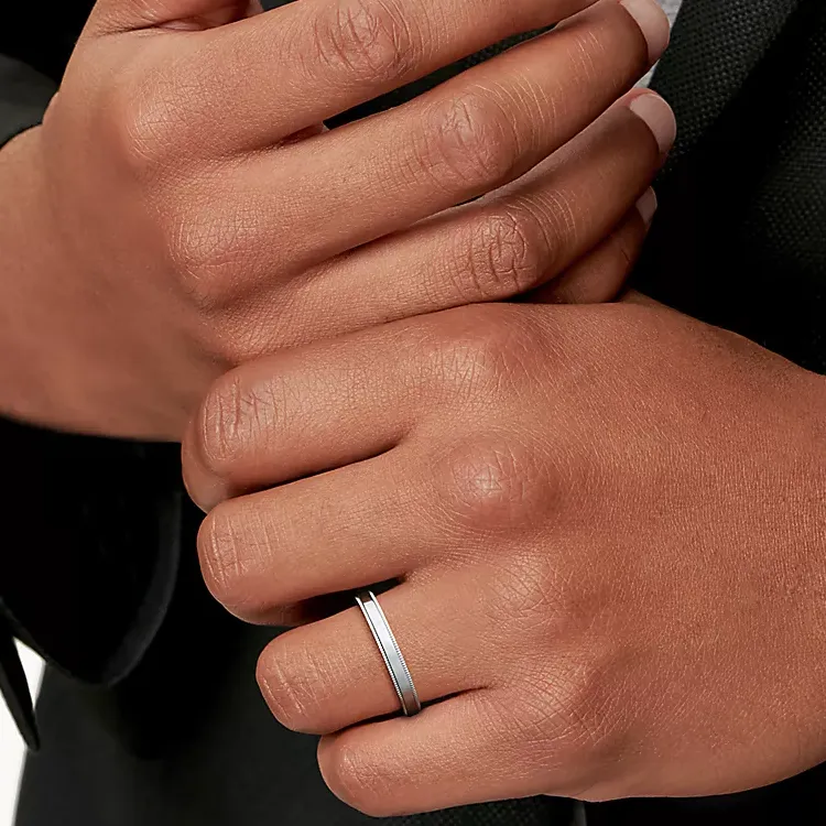 TIFFANY & CO. PT950 Rings Women's Silver-2