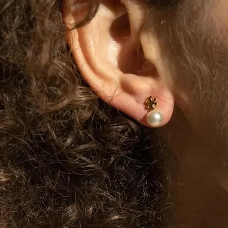 TORY BURCH Pearl Stud Earrings-2
