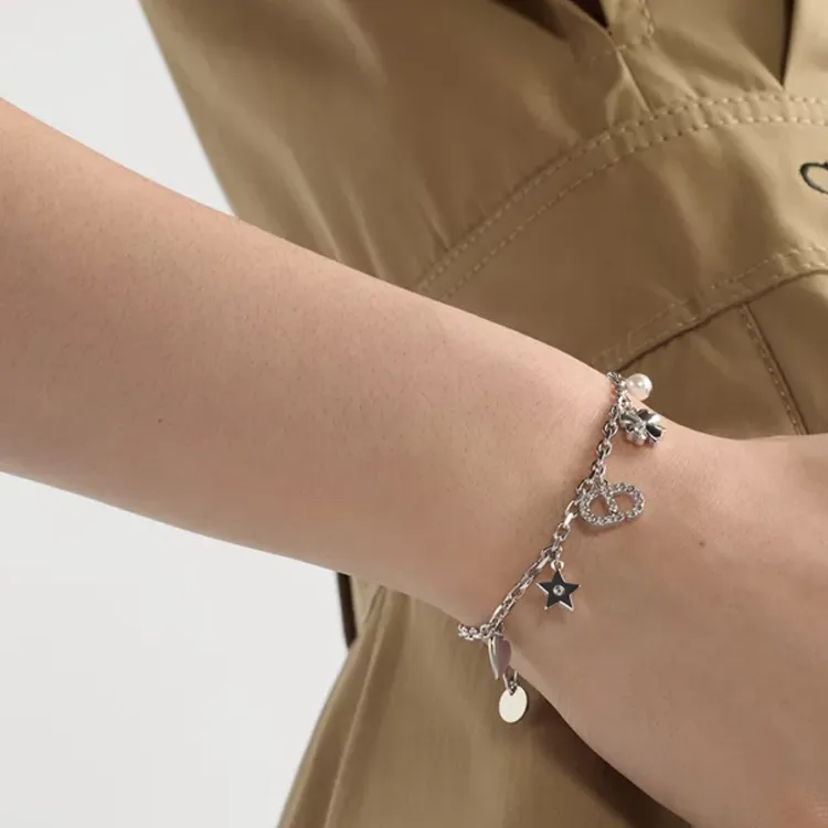 DIOR Resin Bracelets Women's Silver-2