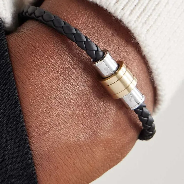 MONTBLANC Metal Bracelets Men's Black-2