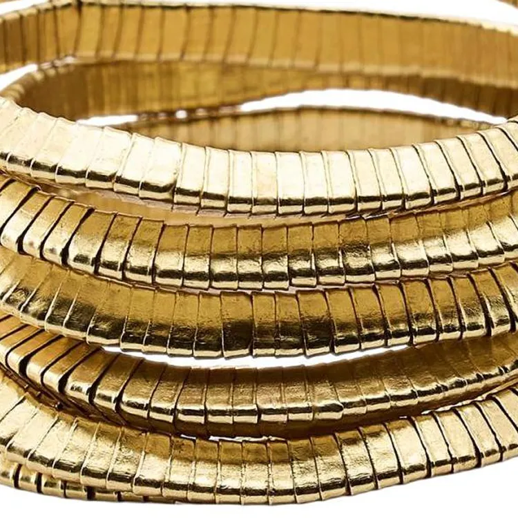 ZARA Metal Bracelets Women's Gold-2