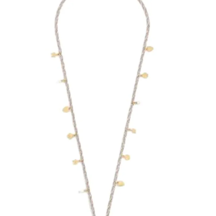 DIOR Resin Necklaces Women's Beige-2
