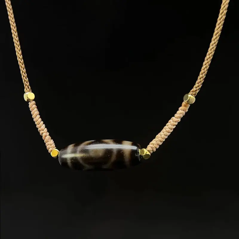 Mountains And Jade Seas Agate Jade Necklaces Unisex-2