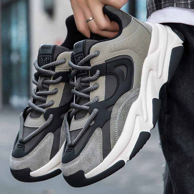 Huanwei Cushioning Anti-Slip And Wear-Resistant Low-Top Casual Shoes Men's-19