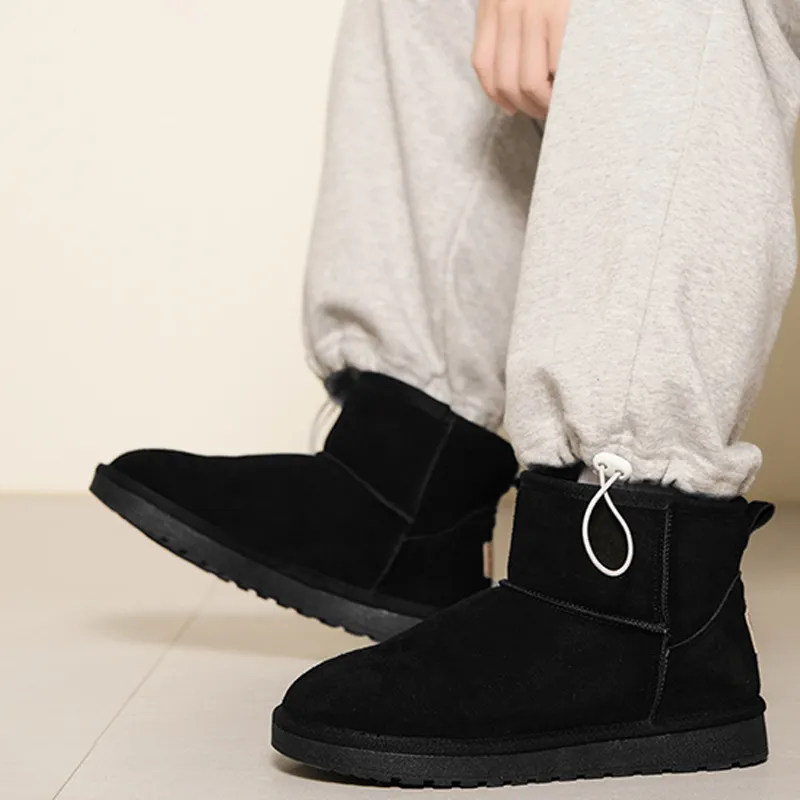 HUANQIU Short Snow Boots Unisex-14