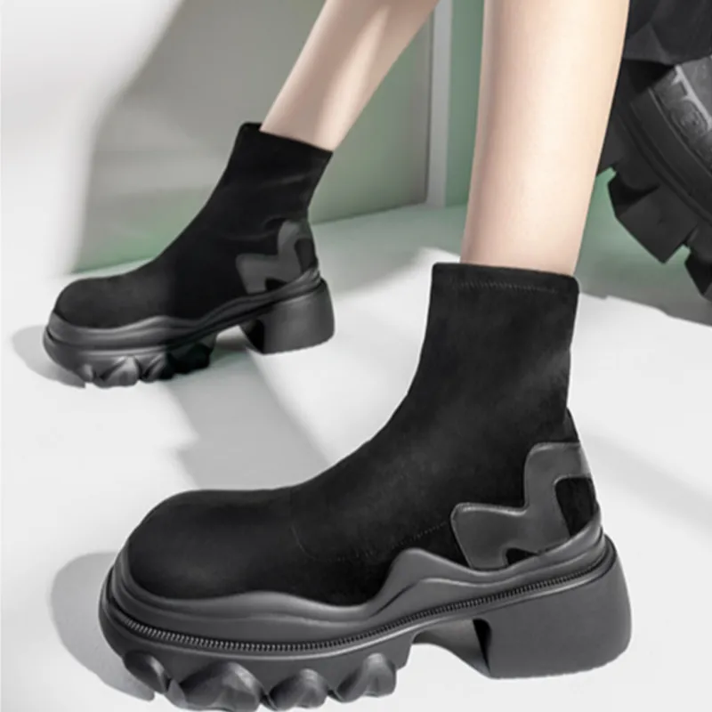MIO Ankle Boots Women's Black-8