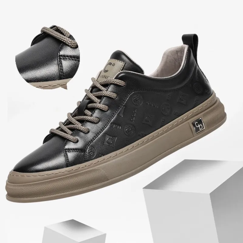 C°BANNER Stylish Skateboarding Shoes Men's Black-7