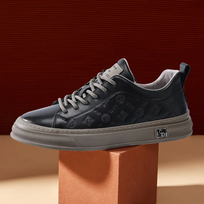 C°BANNER Stylish Skateboarding Shoes Men's Black-6