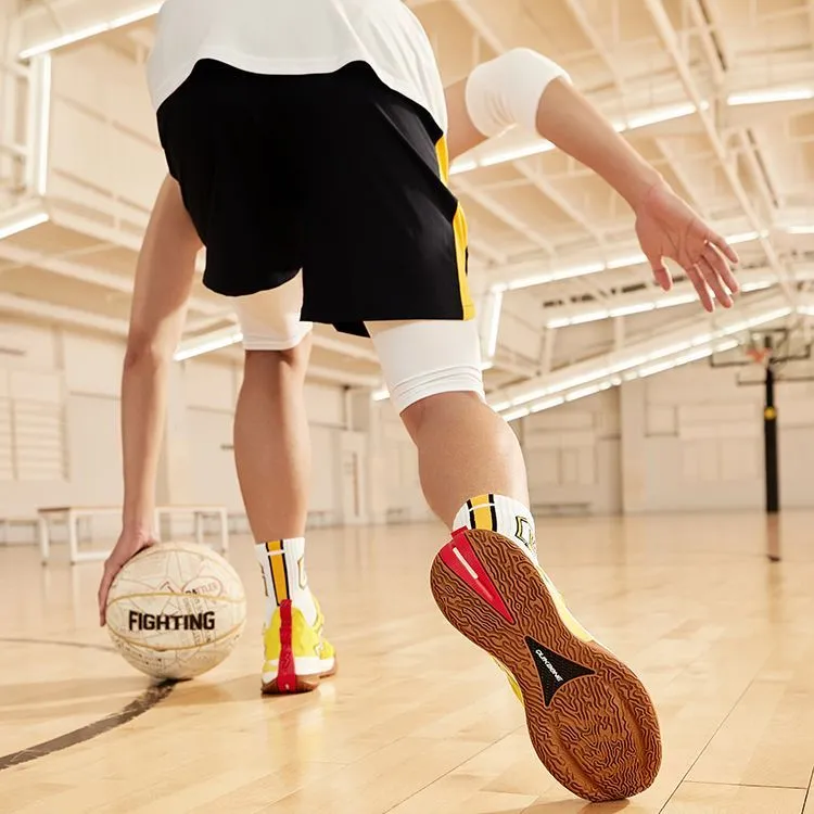 361° Big3 3.0 Pro SpongeBob Cushioning, Slip Resistant, Abrasion Resistant Coverage Low Top Basketball Shoes Yellow-7