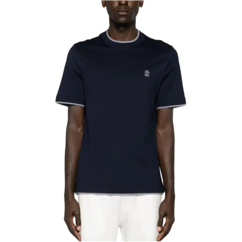 Brunello Cucinelli Layered-Effect Crewneck T-Shirt-1