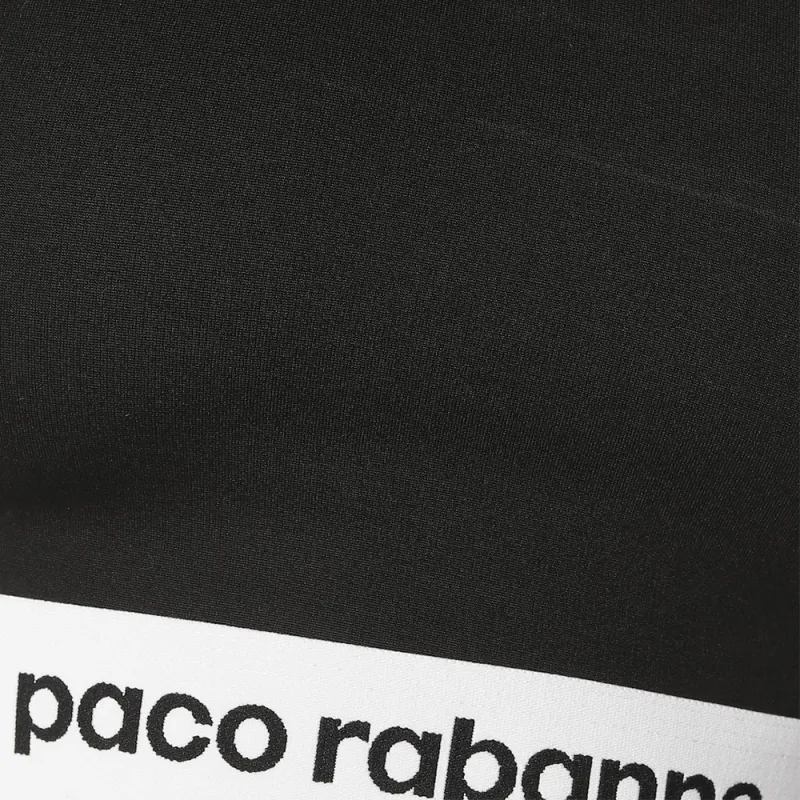 Paco Rabanne Logo-hem Cropped T-shirt-5