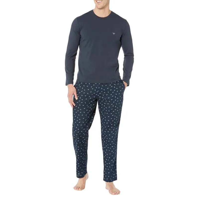 EMPORIO ARMANI SS23 Casual Pants Men's Blue-1