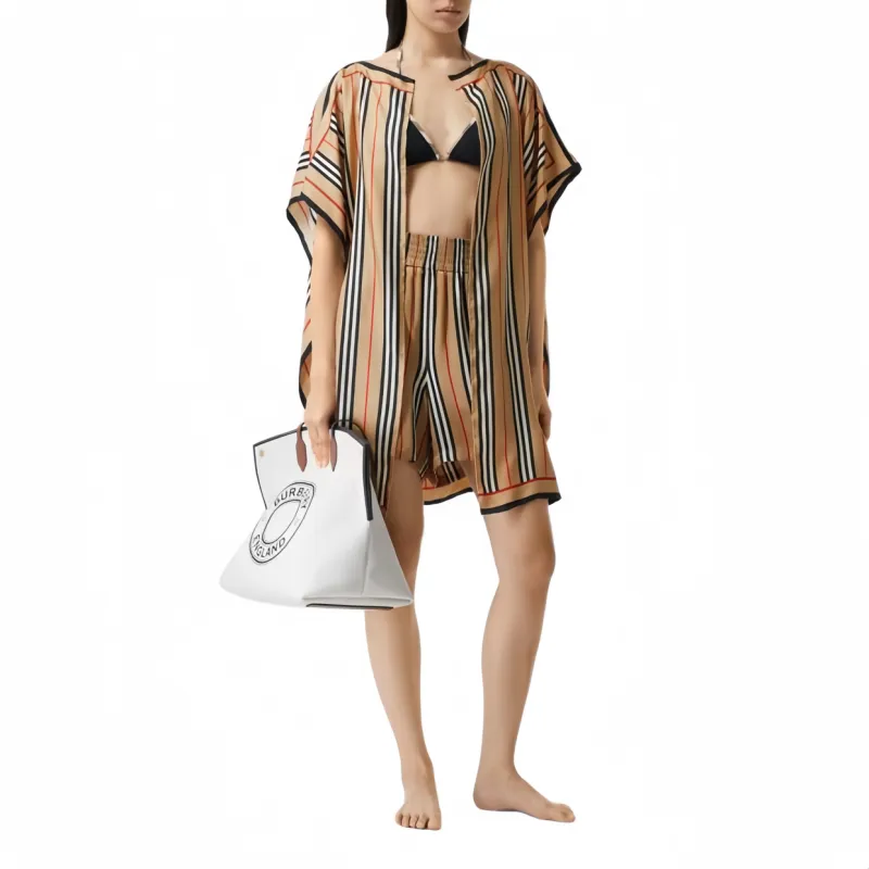 Burberry Jackets Women's Stripes Print-1