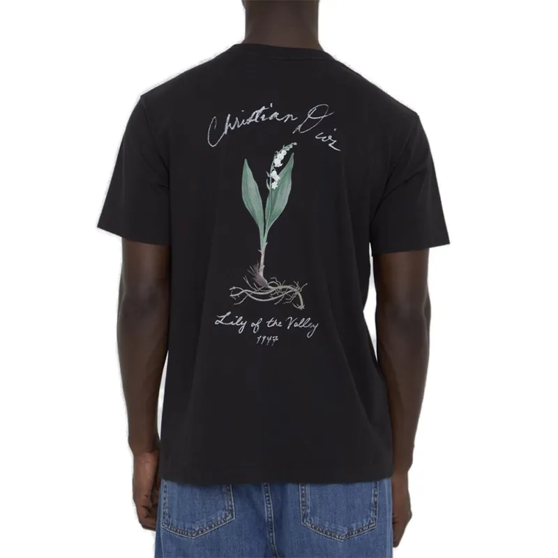 DIOR Graphic Printed Crewneck T Shirt-3