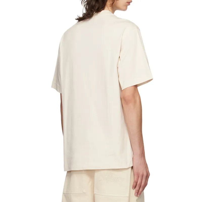 Burberry Logo Embroidered Crewneck T Shirt-4