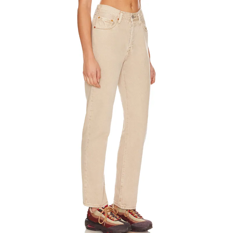 MIU MIU Logo Patch Straight-Leg Jeans-4