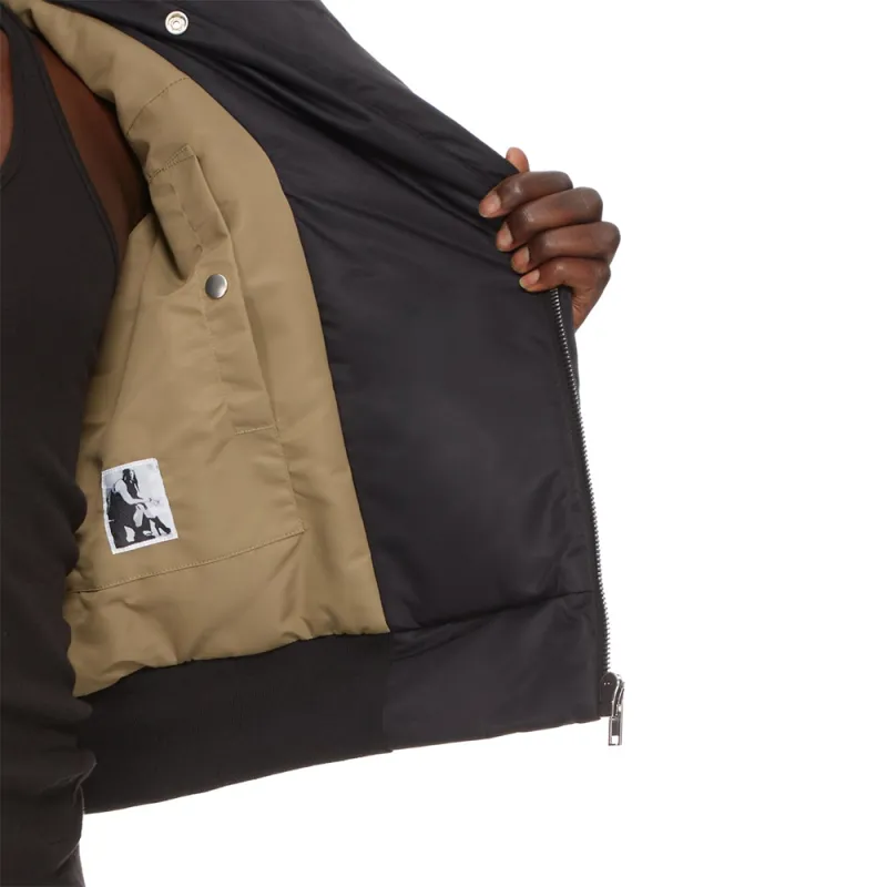 Rick Owens DRKSHDW Doll Asymmetric Padded Bomber Jacket-6