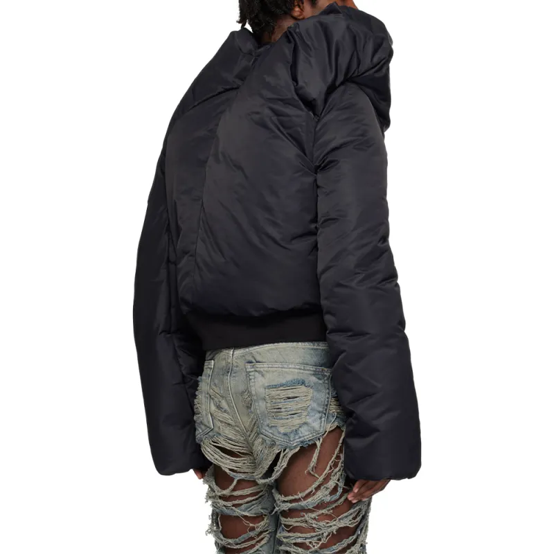 Rick Owens DRKSHDW Doll Asymmetric Padded Bomber Jacket-3