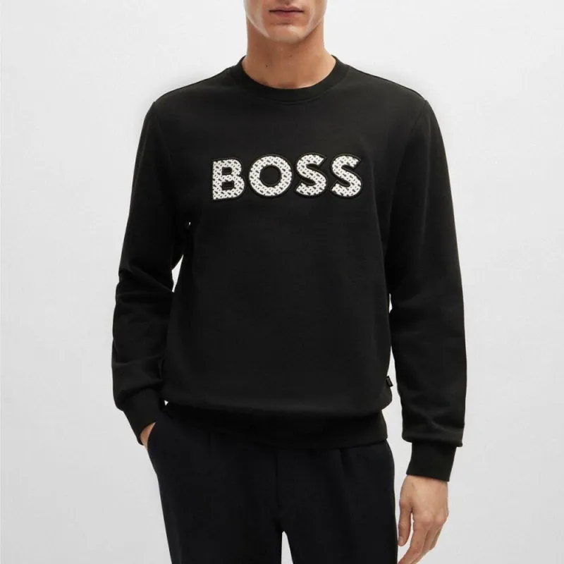 HUGO BOSS Logo patch Sweatshirt-1
