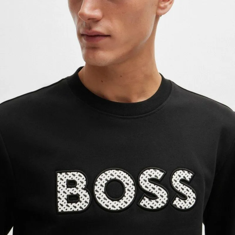 HUGO BOSS Logo patch Sweatshirt-4