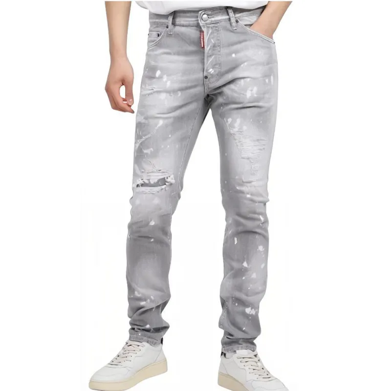 DSQUARED 2 SS24 Jeans Men's Light Gray-2