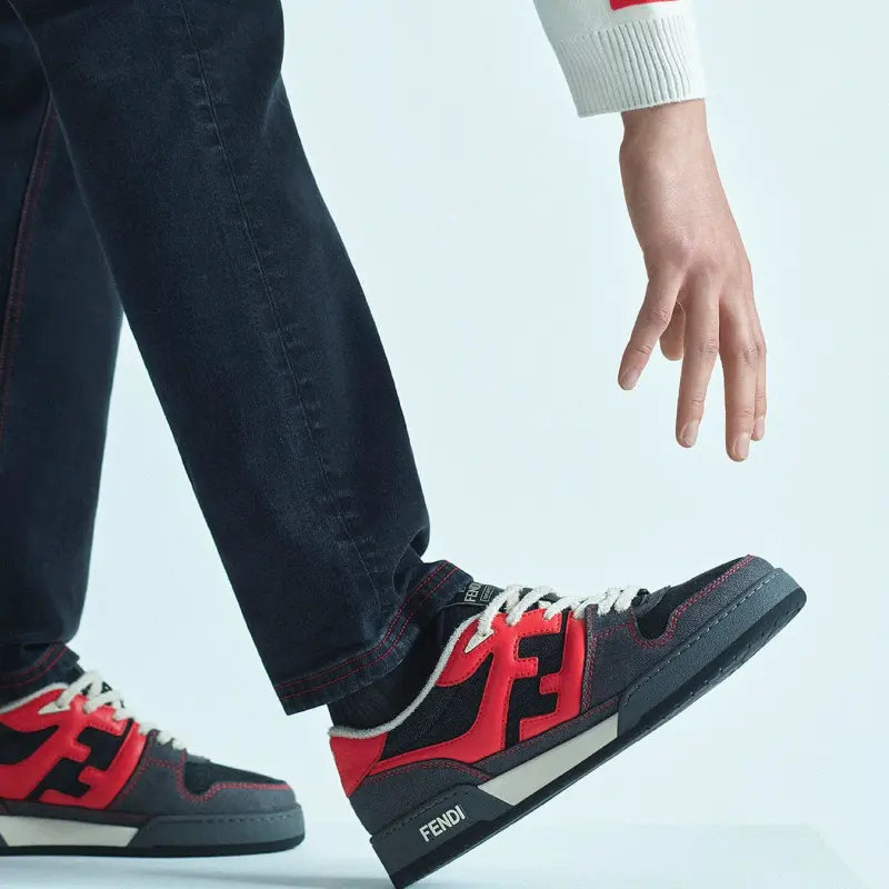 FENDI Jeans Men Black-3