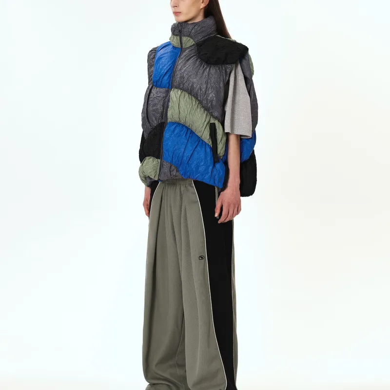 ADER ERROR Aren Colour block Down Gilet-4