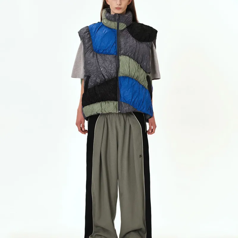 ADER ERROR Aren Colour block Down Gilet-2