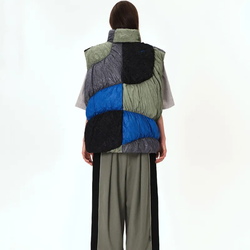 ADER ERROR Aren Colour block Down Gilet-3
