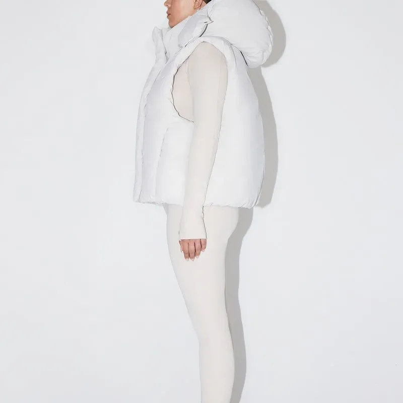 Khy DROP 002 Series Puffer Vest Vest Women's White-4