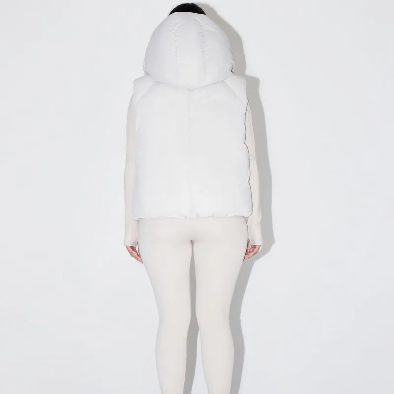 Khy DROP 002 Series Puffer Vest Vest Women's White-3
