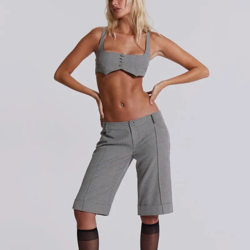 Jaded London Decade Collection Casual Shorts Women's Gray-3