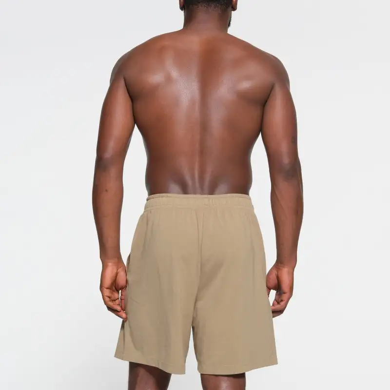 SKIMS JERSEY LOUNGE MENS SHORT Casual Shorts Men's KHAKI/Khaki-2