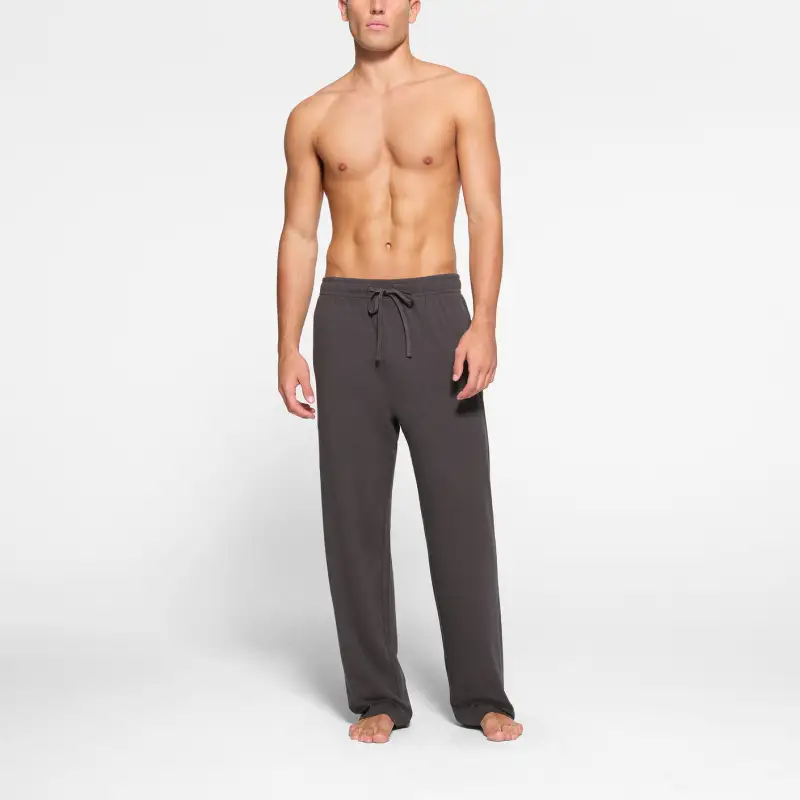 SKIMS JERSEY LOUNGE MENS RELAXED STRAIGHT LEG PANT Casual Pants Men's ASH/Ash Gray-1