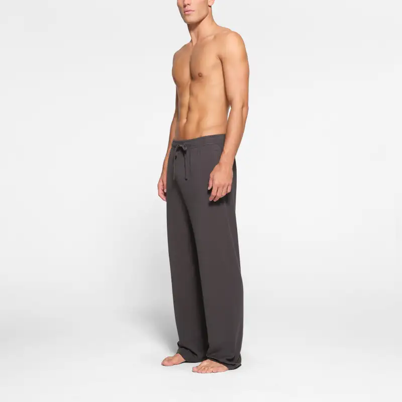 SKIMS JERSEY LOUNGE MENS RELAXED STRAIGHT LEG PANT Casual Pants Men's ASH/Ash Gray-3