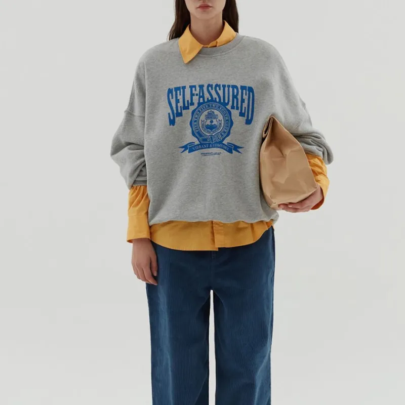 5252 BY O!Oi Sweatshirt Unisex Gray-4