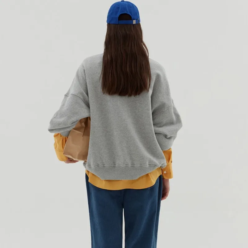 5252 BY O!Oi Sweatshirt Unisex Gray-5