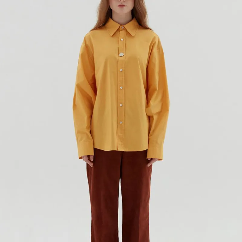 5252 BY O!Oi Shirt Unisex Mustard Yellow-3