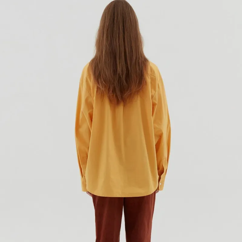 5252 BY O!Oi Shirt Unisex Mustard Yellow-4