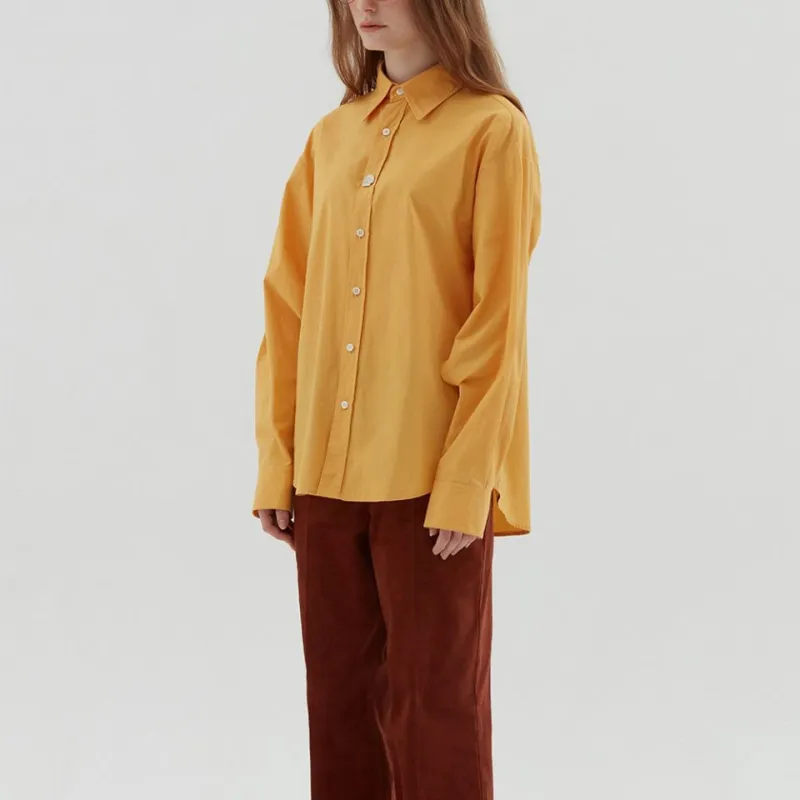 5252 BY O!Oi Shirt Unisex Mustard Yellow-2