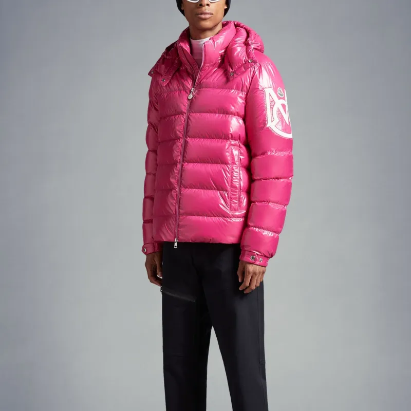 Moncler FW23 Down Jacket Men's Bright Pink-3