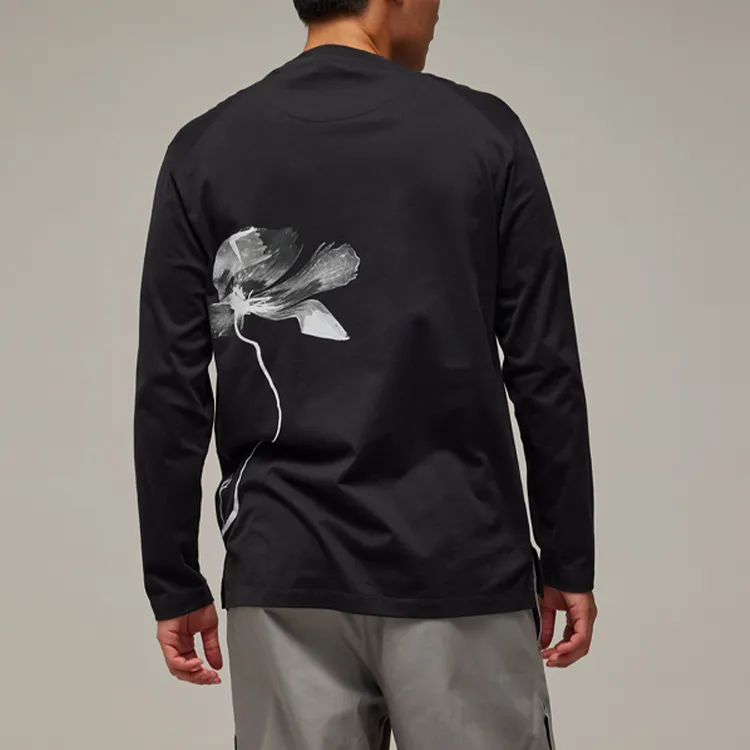 Y 3 Gfx Floral print Cotton T shirt-3