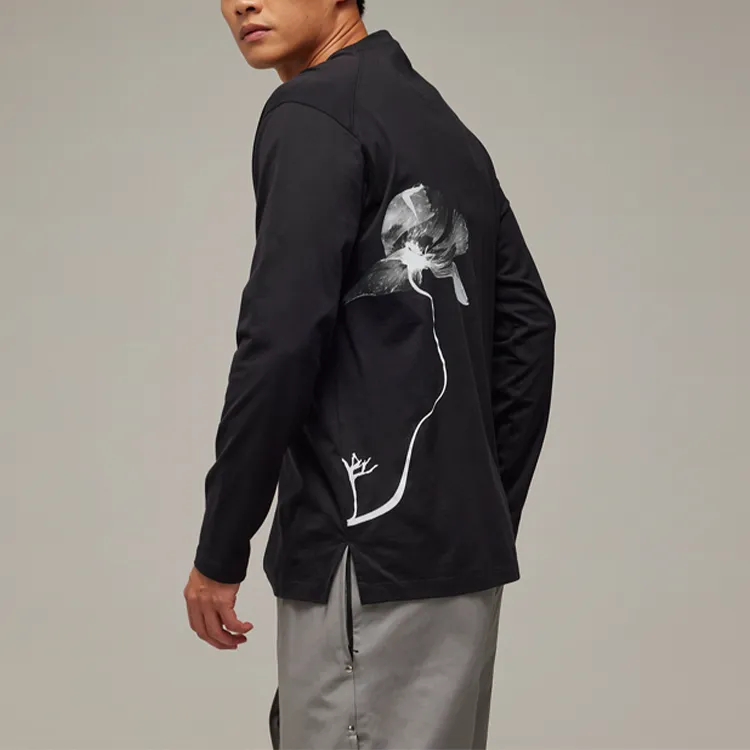 Y 3 Gfx Floral print Cotton T shirt-2