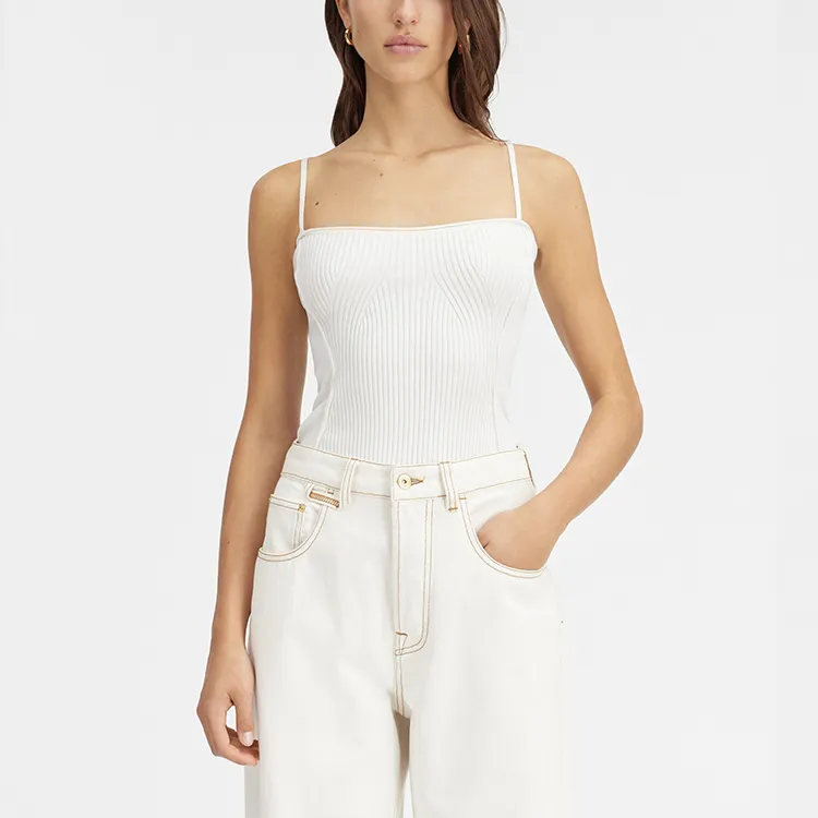 Jacquemus Ribbed Singlet Top-1